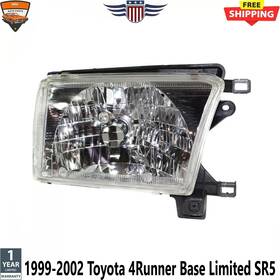 Perfect Fit 466320404612 Headlight Passenger Side Halogen For 1999-2002 Toyota 4runner Base Limited Sr5