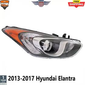 Perfect Fit 469064555879 Headlight Passenger Side Halogen For 2013-2017 Hyundai Elantra Gt
