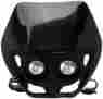 Pf01688-001 Ufo Plastics Headlight Twins 12v35w Halogen Black