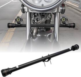 Plusbeam 763102212787 Motorcycle Light Bracket Bar 23inch Turn Signal Mount Black
