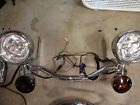 Pn1009219 Chrome Light Bar With Driving Lights Turn Signals Blinkers Indicators