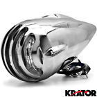 Pn1011619 Krator Chrome Vintage Grill Headlight