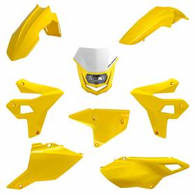 91590 Polisport Restyling Kit With Halo Headlight In Yellow