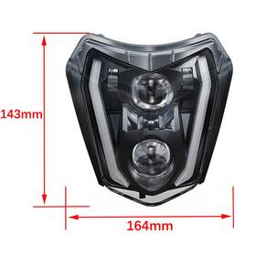 1005009318940963 Powermotor Motocross Led Headlight Lamp Core For Ktm Exc Sx Xcw 250 300 450 Headlamp Wick