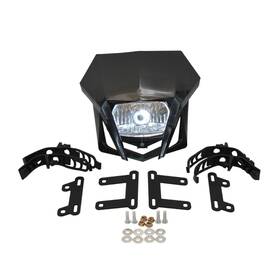 Hl106-5 Powermotor Dirt Bike Headlight Plate Motorcycle Headlamp For Crf 150 Black