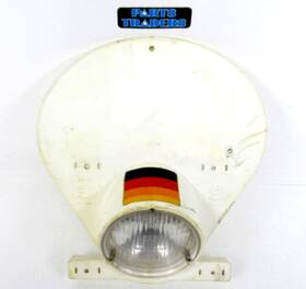 506y-wh Preston Petty Vintage Enduro Headlight Assembly 12v/35w Universal Fitment