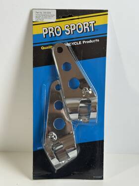 235-0253 Pro Sport Chrome Universal Headlight Bracket For Side Fork Mount 2 Adjustments