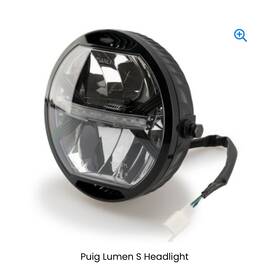 21221n Puig Led Lumen S Universal Headlight - Fits Many Bikes #21221n