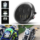 Pux5713668 Black Led Headlight Beam Assembly For Harley Davidson 190497147194