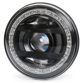 H21dhl Pxpart 5 3/4 Led Headlight Dot Approved 5.75 Inch Motorcycle With White&y
