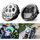 Qeq6563187 Matcc Led Oval Headlight Assembly For Harley Davidson 709046759742