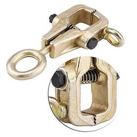 Ga-fqb010006 Qiilu 5 Ton Top And Straight 2-way Auto Body Clamp - Self-tightening Frame Gold