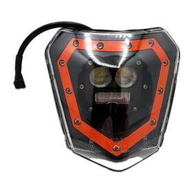 Hl-4437-cl Qxber Dirt Bike Led Headlight E8 With Drl For Ktm Exc Xcw Xcf Excf 250 350 450 500 690