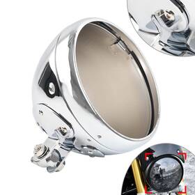Hl-396-mb Raimukurijinusa 7 Inch Motorcycle Headlight Housing Headlamp Light Lamp Bulb Bucket Cover For Harley