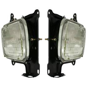 22-1009-1010-2z8 Rareelectrical New Pair Of Headlights Fits Nissan D21 Pickup 1986-1997 By Ni2501103 Ni2500103