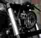 Rc-hl-534-gr-b Rough Crafts Black Headlight Grill Harley Sportster Xl 48 Nightster Iron Dyna 5-3 4 Cnc