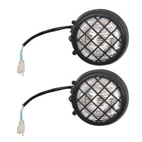 R3559050 Rdeluxi Headlights For Yamaha Banshee Lens Bulbs Lights Grills Warrior 1987-2006 New
