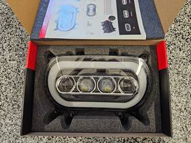 X0043x2u27 Realove Brightest Led Headlight Emc Build-in Hi/lo Sealed Beam For Road Glide 2015-2023