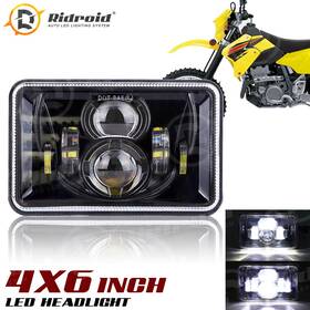 56458 Ridroid For Suzuki Drz400sm Drz400s Drz400 4x6 Led Headlight Projector Hi/lo Beam