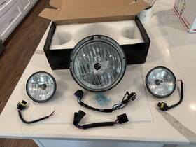 7y10wd05 Ridroid For Harley Davidson 7 Inch Headlight And Housing Fog Lights