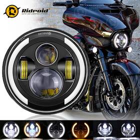 Ac-td7y0002 Ridroid 7 Inch Led Headlight Drl Turn Signal Lamp For Harley Davidson Touring Road King