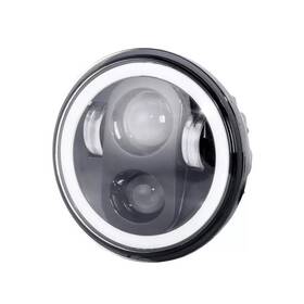 Aut-5y01-mt-01 Ridroid 5.75 5-3/4 Led Halo Projector Headlight 4.5 Fog Passing Light For Harley Dyna