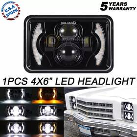 Aut5f04mt01 Ridroid For Honda Xr Suzuki Drz Motocycle 4x6 Inch Led Headlight 120w Projector Sealed Beam