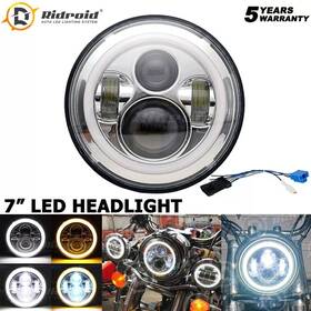 Aut7y1105 Ridroid 7 Inch Motorcycle Led Headlight For Yamaha V-star Xvs 650 950 1100 Classic Stryker