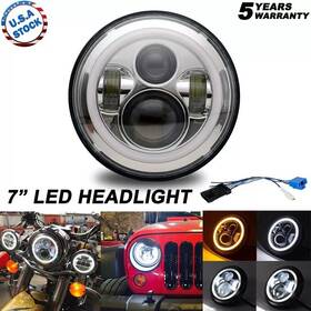 Aut7y1106 Ridroid 7 Inch Headlight Light For Yamaha V Star 650 Xvs650a Classic 1998-2010 99