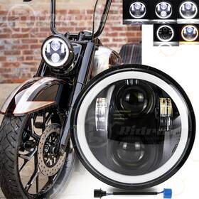 Ridroid-led-5y01-1 Ridroid Dot 5-3/4 Inch 5.75 Led Headlight Halo Ring For Harley-davidson Iron 883 Xl883n