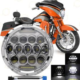 Ridroid-led-7y09-1 Ridroid 7 Inch Led Headlight For Harley Davidson Road King Street Glide Special Flhxs Flhx Us