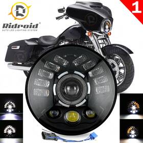 Ridroid-led-7y11-1 Ridroid 140w 7 Inch Led Headlight For Harley Davidson Street Glide Special Flhxs Flhx