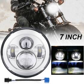 Rit7y1001 Ridroid 7 Inch Motorcycle Led Headlight Hi/lo Beam For Yamaha V-star Xvs 650 1100 Classic