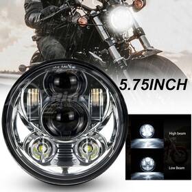 Td5y00003 Ridroid For Harley-davidson Dyna Super Glide Fxd 5.75 Inch 5 3/4 Led Headlight Hi/lo Beam
