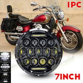 Td7y0003 Ridroid 7 Inch Led Round Headlight For Yamaha Xvs Road V Star 650 950 1100 1300 Classic