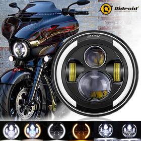 Top-td7y0002 Ridroid 150w 7 Inch Led Headlight Drl Hi/lo Beam For Harley Davidson Touring Road King