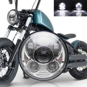 Toptd5y0003 Ridroid Dot Approved 5 3/4 Inch 84w Led Headlight High Low Beam For Indian Scout And Bobber