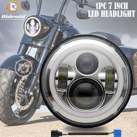 Vcled7y11 Ridroid 7 Inch Round Motorcycle Led Headlight Hi/low Beam Turn Signal Drl Lamp For Motor