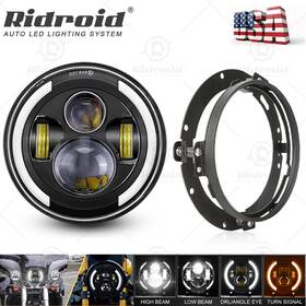 Zj7c001 Ridroid For Harley Touring Road King Electra Glide 7 Inch Led Headlight Mounting Ring Kits