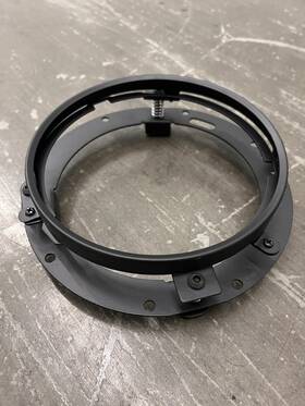 Zj7c01 Ridroid 7inch Led Headlight Mounting Ring Bracket Adapter Round For Harley Jeep Wrangler