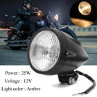 Rmr191688 Matcc Bullet Style Visor Headlight Black For Harley 699917629031
