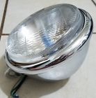 M979809 Sae M97 9809 Tri Soft Tail Halogen Headlight With Chrome Housing Jute