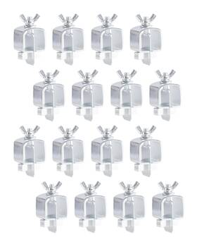 2363hjfxjj001 Scuari 16 Pack Welding Clamps Carbon Steel Car Clips Accessories Silver