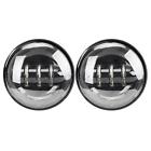 Sft01498 Pair Led Driving Passing Headlights Projector Daymaker For Harley