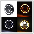 Sft05460 Black Motorcycle Led Projector Daymaker Beam Headlight For Harley