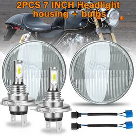 H6014 Shenkenuo H6024 For 2014-2020 Motorcycle Ultra Limited 7 Inch Round Headlight Housing Bulbs