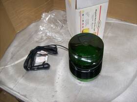 22.0256 Sho-me Green Beacon Light With Plug In And Magnetis Base