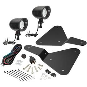 41-301lbk Show Chrome Lower Auxiliary Led Light Black Satin