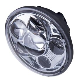 1j6n58 Silver 5-3/4inch 5.75 Led Headlights Lamp Hi Lo Beam For Motorcycle Light Bike New