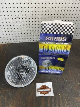 Ns-2209s Sirius Harley Chopper 7 Inch Headlight H4 12v 60/55w Ece #862
